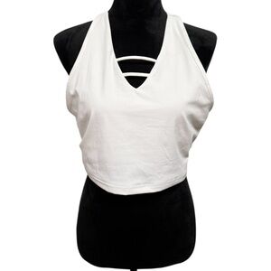 Zyia Active White Grid Tank Size XXXL.